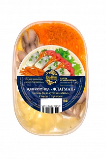 Закусочка" Флагман (сельдь,сл.перец, морковь острая) 0,180