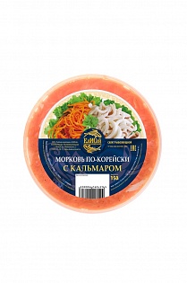 Салат Морковь по-корейски с кальмаром 0,150